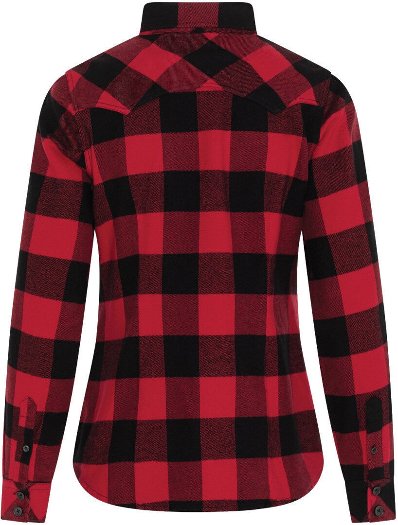 Rokkker Denver Chemise pour dames noir/rouge M Figure 4