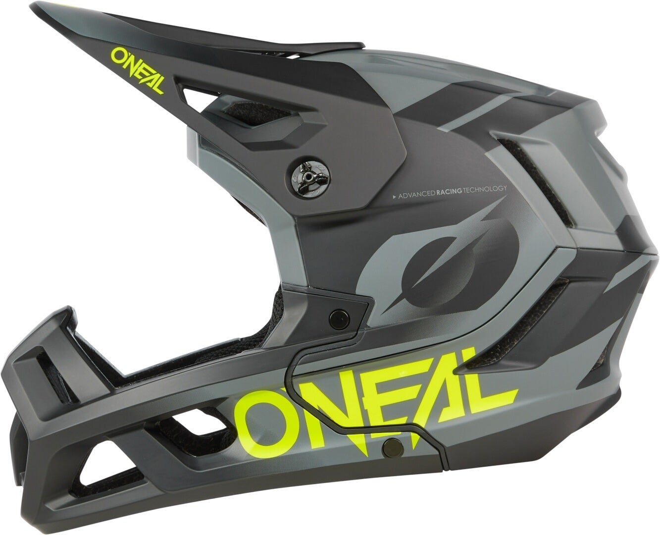 Oneal SL1 Strike Downhill Helmet black matt/grey/neon-yellow L (59/60) Figure 4