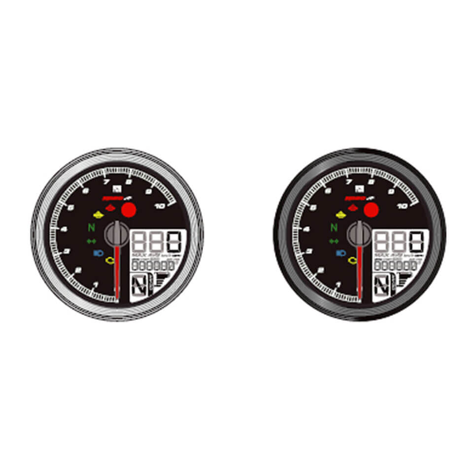 KOSO Digitales Tachometer, Multifunktions-Cockpit TNT-04 black Figure 3