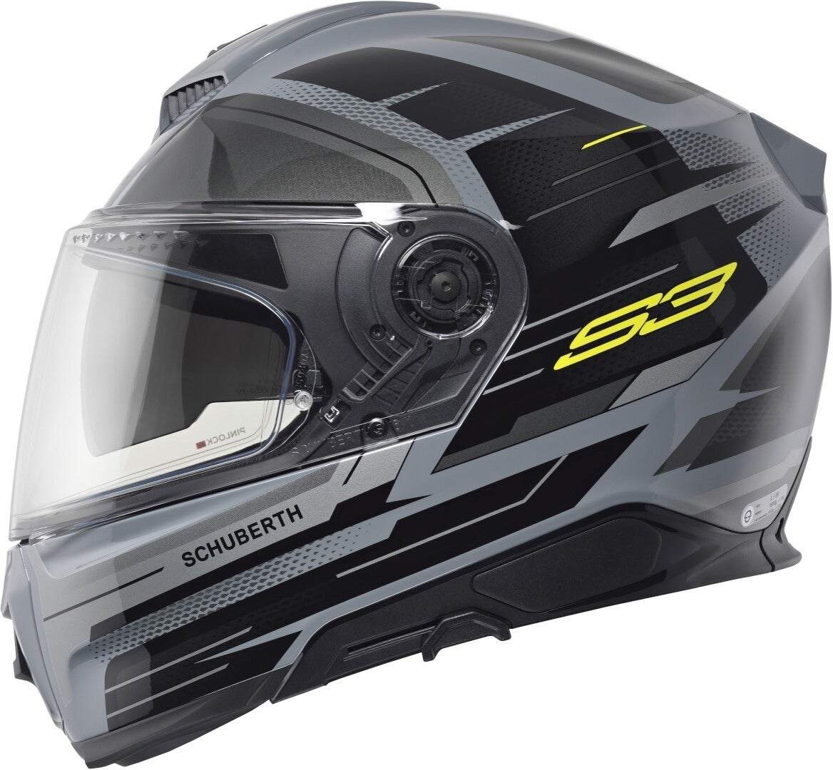 Schuberth S3 Apex Каска сиво/жълто XXXL (65) Фигура 4