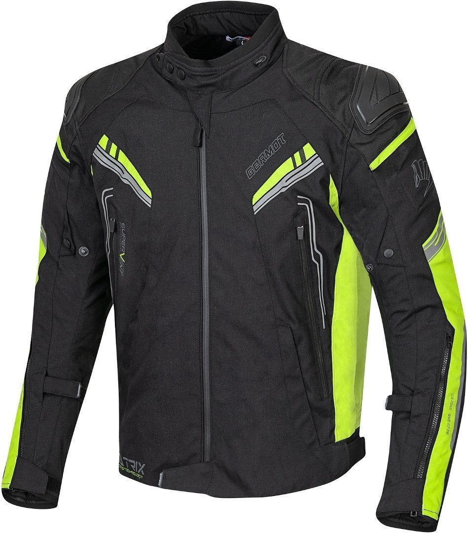 Germot Matrix Kurtka tekstylna motocykl czarno/żółty 3XL Rysunek 2