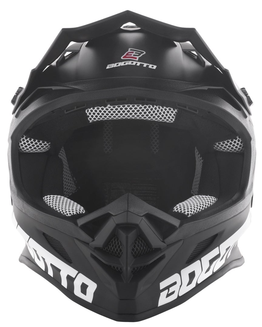 Bogotto V328 Glasfiber Motocross Hjelm Sort M Figur 3