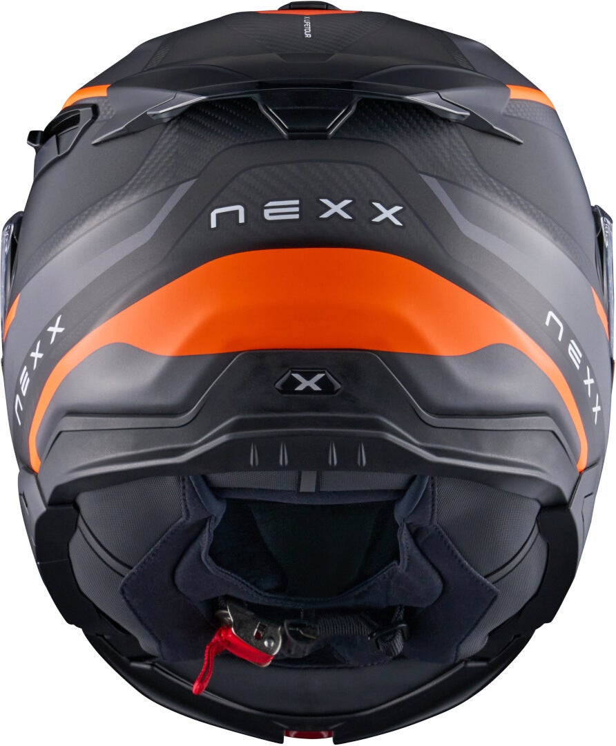 Nexx X.Lifetour Pro Mile Carbon Klapphelm grau matt/orange XXXL (65/66) Abbildung 4