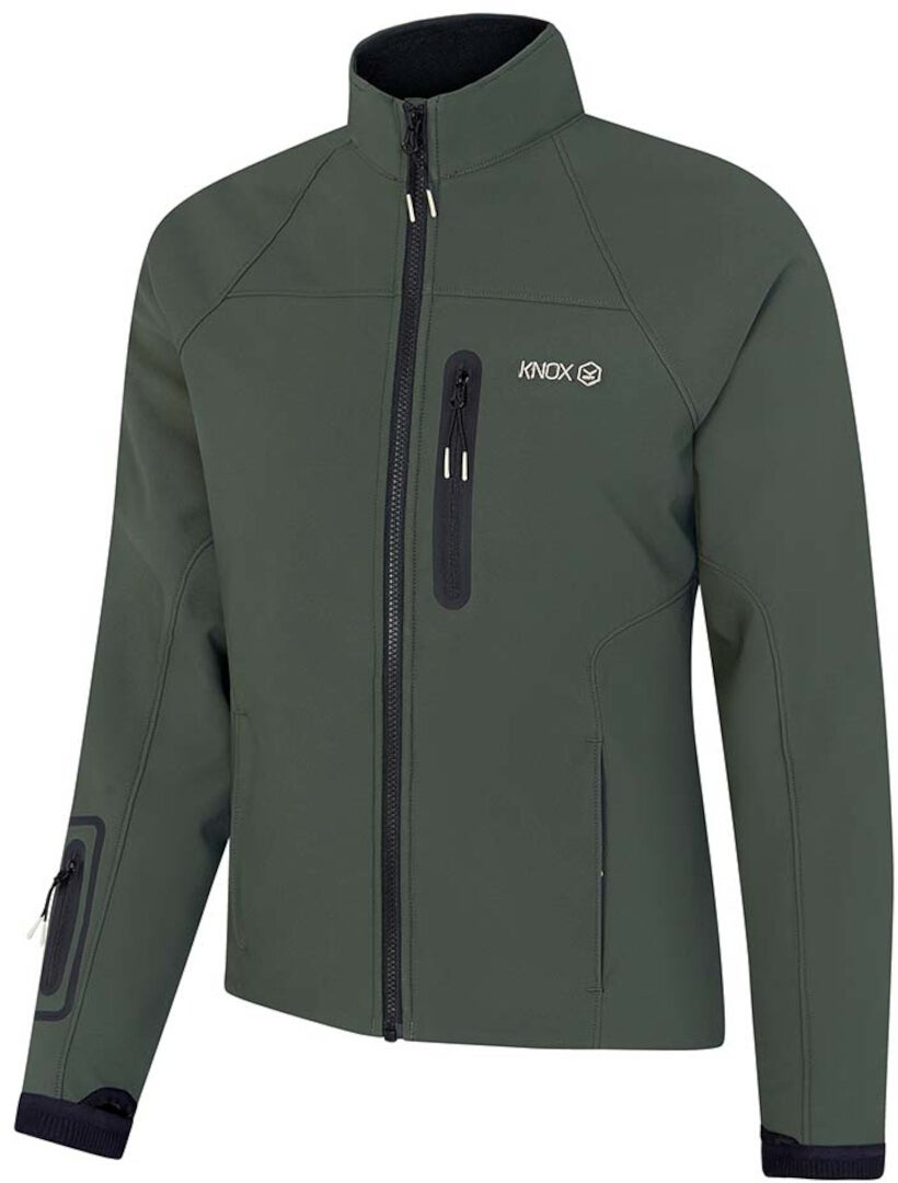 Knox Dual Pro 3in1 veste textile de moto pour dames imperméable à l’eau Vert M Figure 1