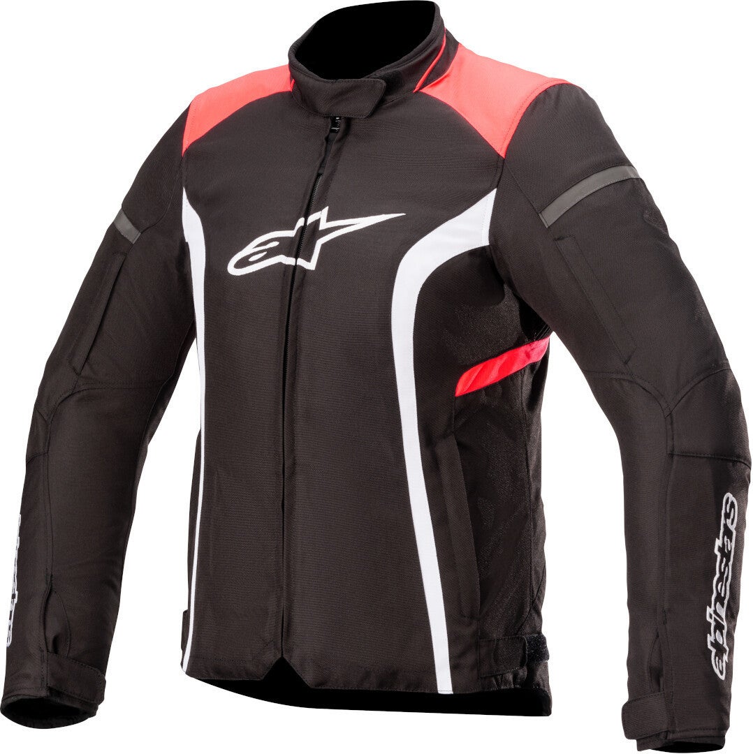 Alpinestars Stella T-Kira V2 Giacca tessile donna impermeabile nero/rosso L Figura 1