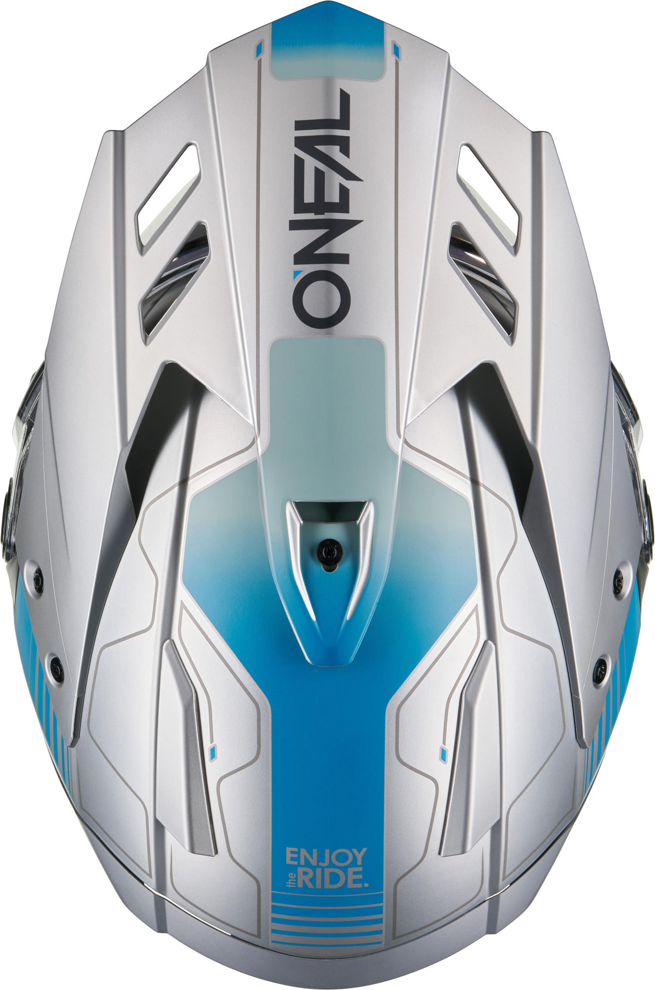 Oneal SIERRA RS ECHO Enduro přilba šedá/modrá M (57/58) Obrázek 7