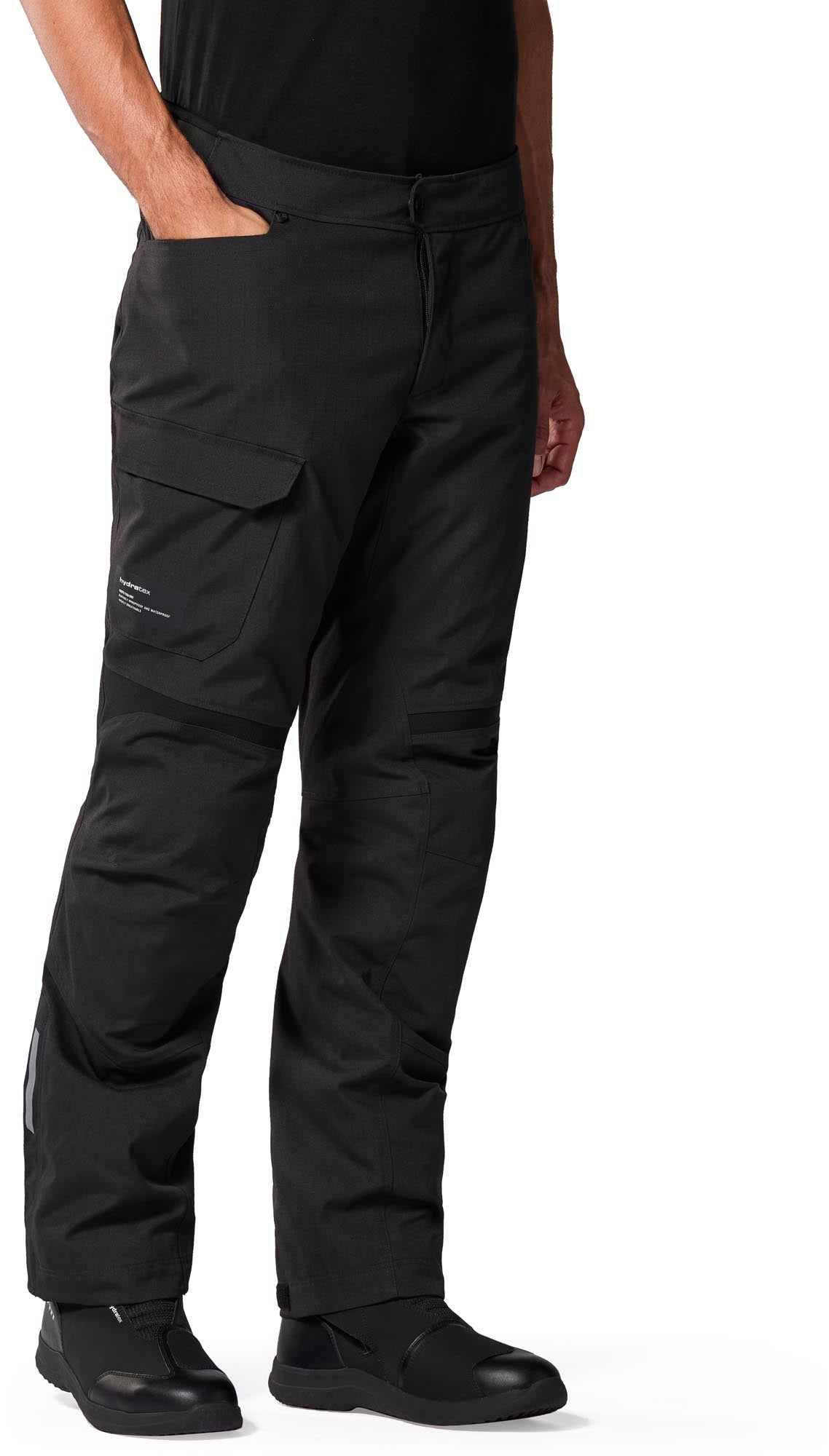 Side view of Revit Convergent H2O waterproof Motorcycle Textile Pants