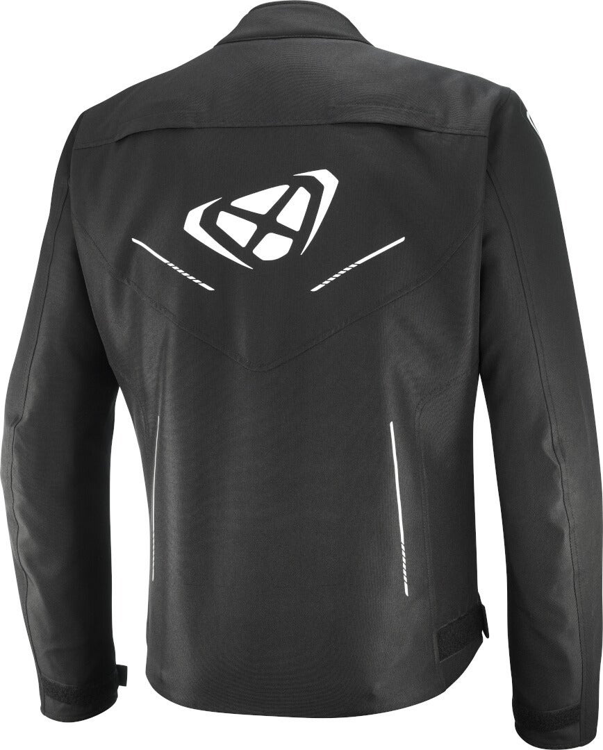 Ixon Prodigy Waterproof Motocycle Textile Jacket black/white 3XL Figure 2