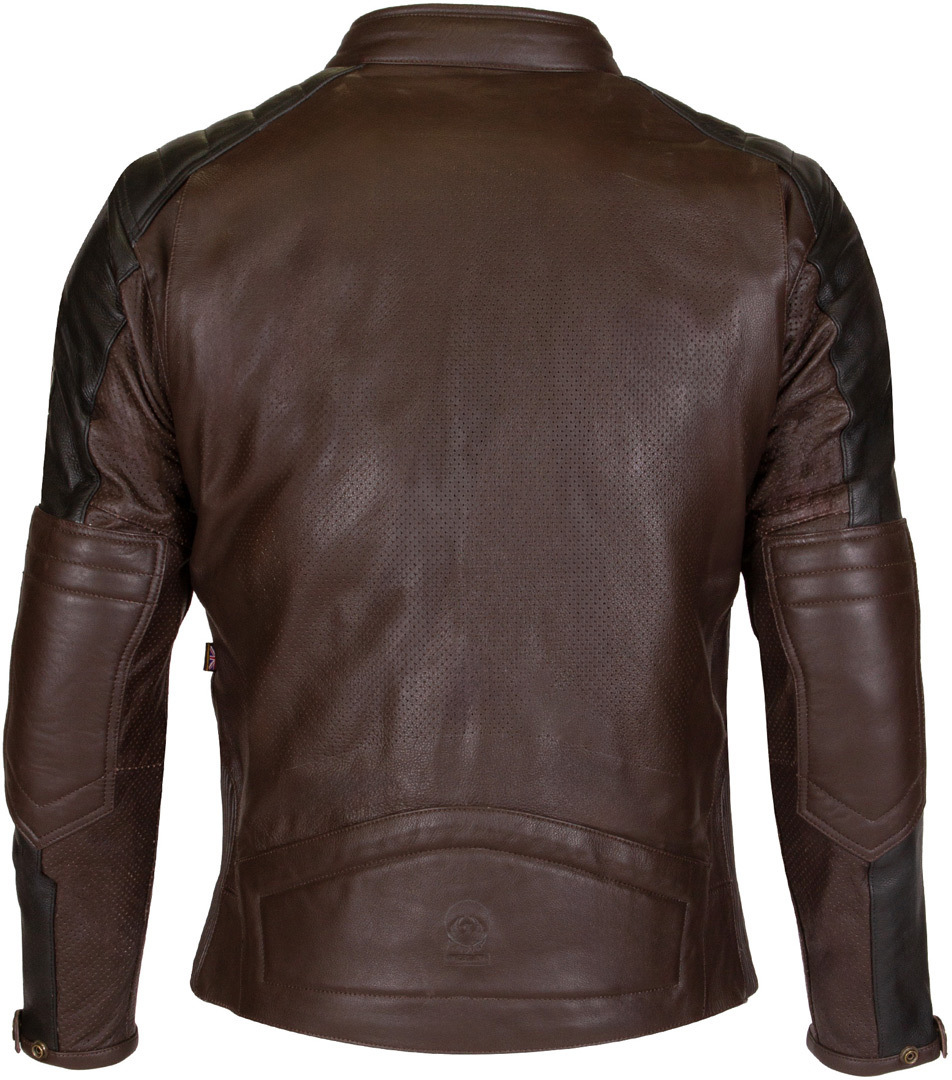 Merlin Chase II D3O Jachetă de piele de motocicletă Negru/Maro 46 Figura 3