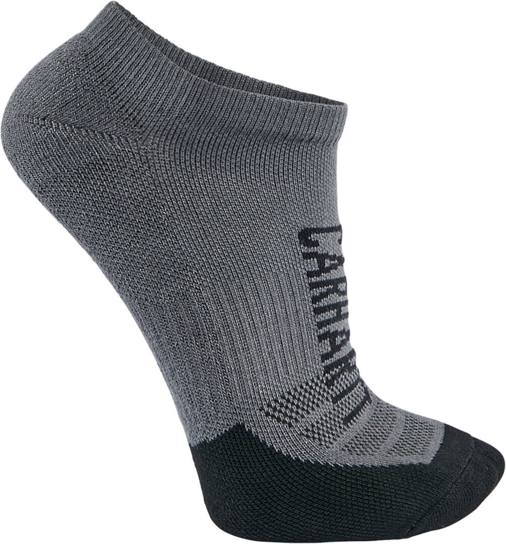 Carhartt Force Midweight Logo Low Cut Șosete (3 perechi) gri/negru L Figura 1