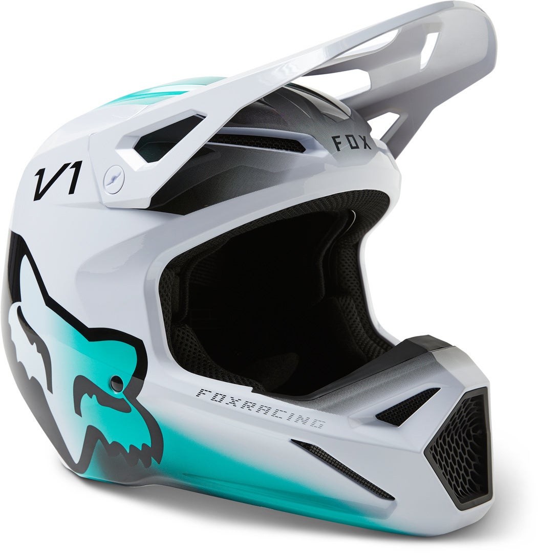 FOX V1 Toxsyk Motorcross helm Wit XL (61/62) Figuur 1