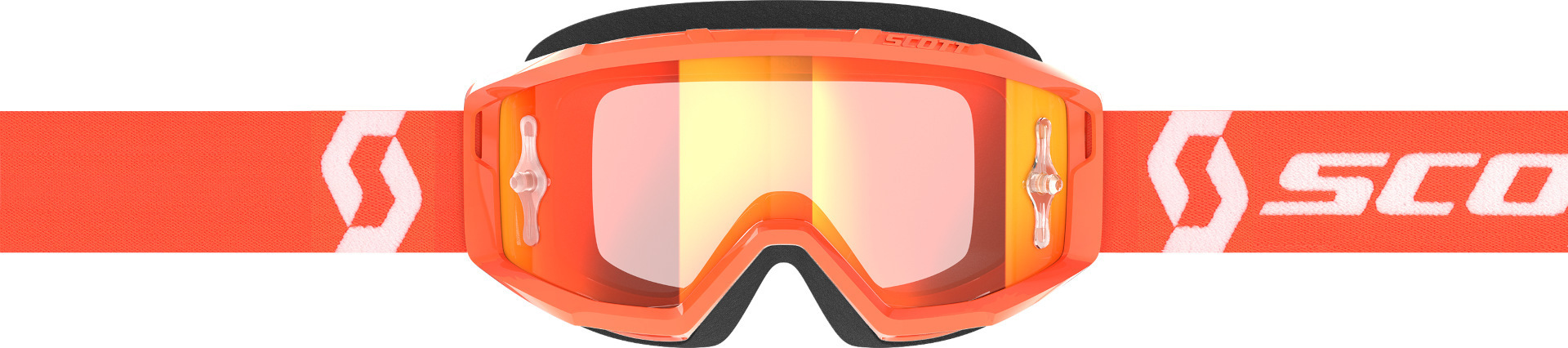 Scott Primal Ochelari de motocross portocaliu/alb Figura 3