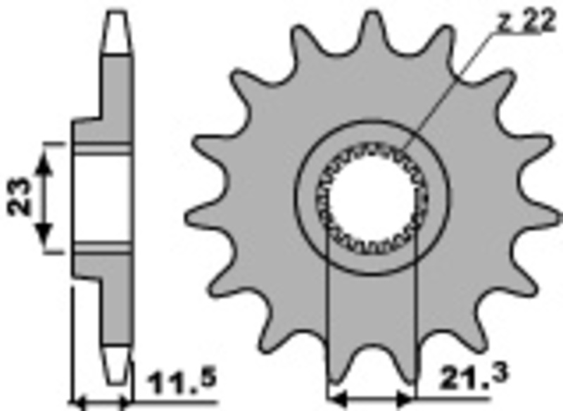 PBR Standard stålhjul 2051 - 520 Figur 1