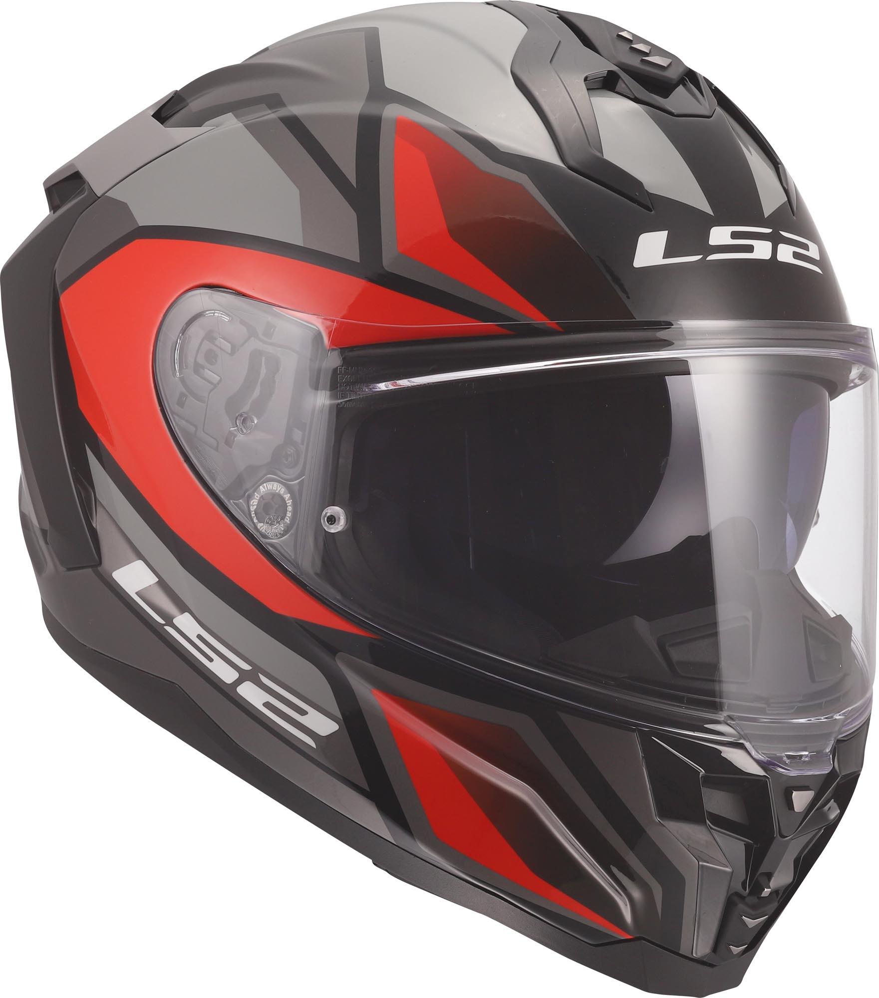 LS2 FF817 Challenger II Viper Helmet grey/red XXS (51/52) Figure 2
