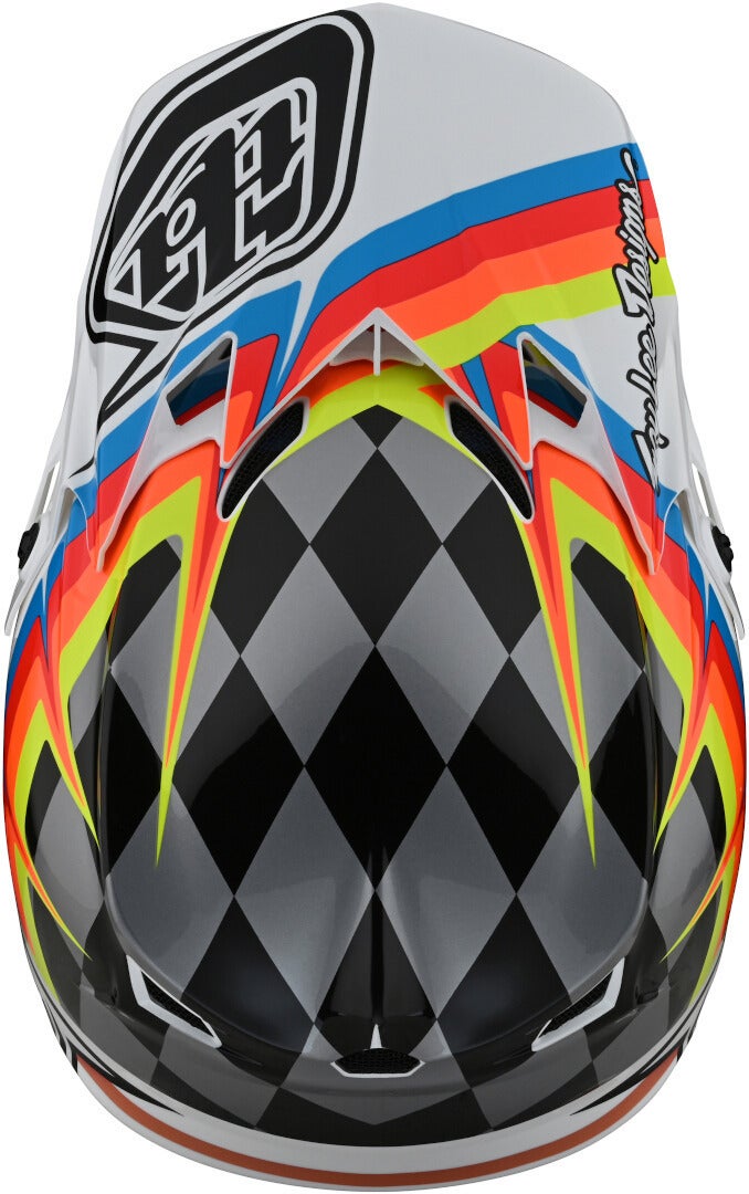 Troy Lee Designs SE4 Warped Polyacrylite MIPS Motorcross helm Wit S (55/56) Figuur 2