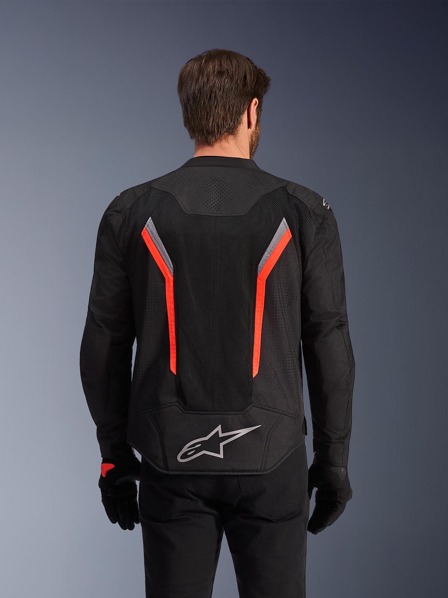 Alpinestars AST V3 Air perforated Motorcycle Textile Jacket black/grey/red XL Figure 6