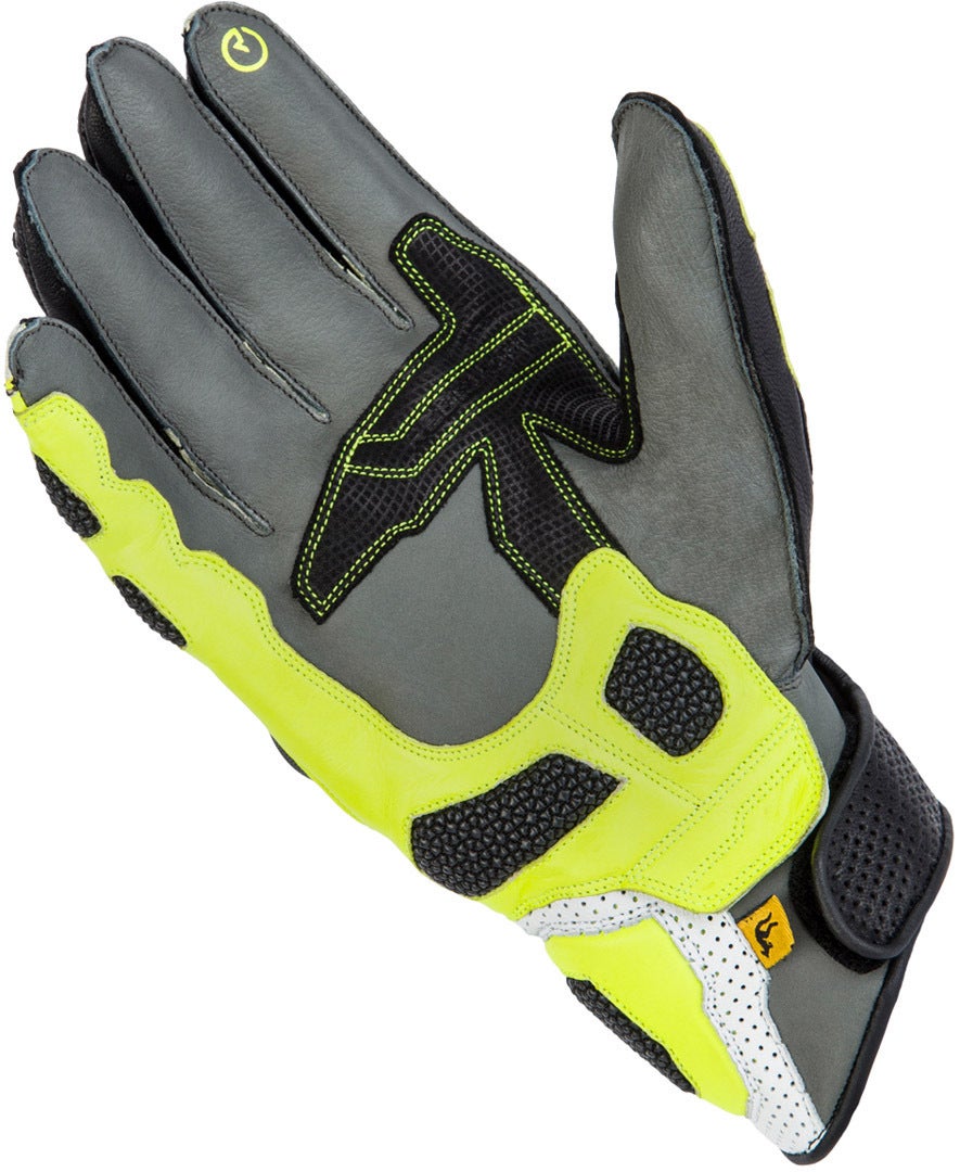 Rebelhorn ST II Short Motorradhandschuhe schwarz/grau/gelb 5XL Abbildung 3