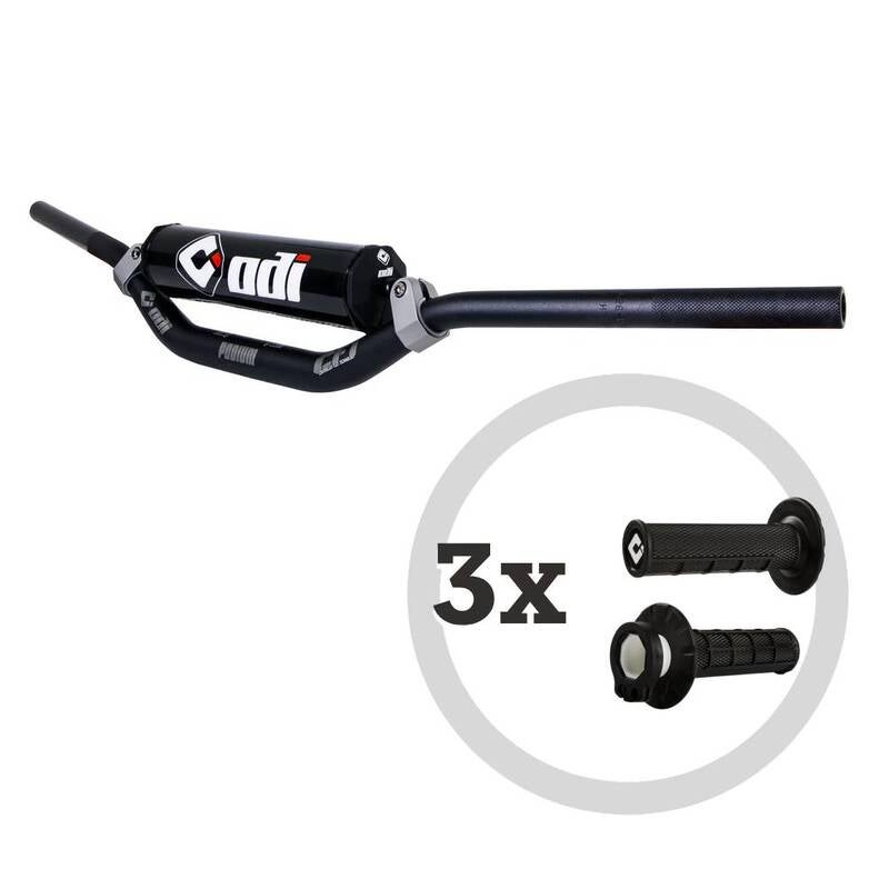 ODI Styresett - CFT Pum MX + 3 par MX V2 Lock-On halvvaffelgrep Figur 1