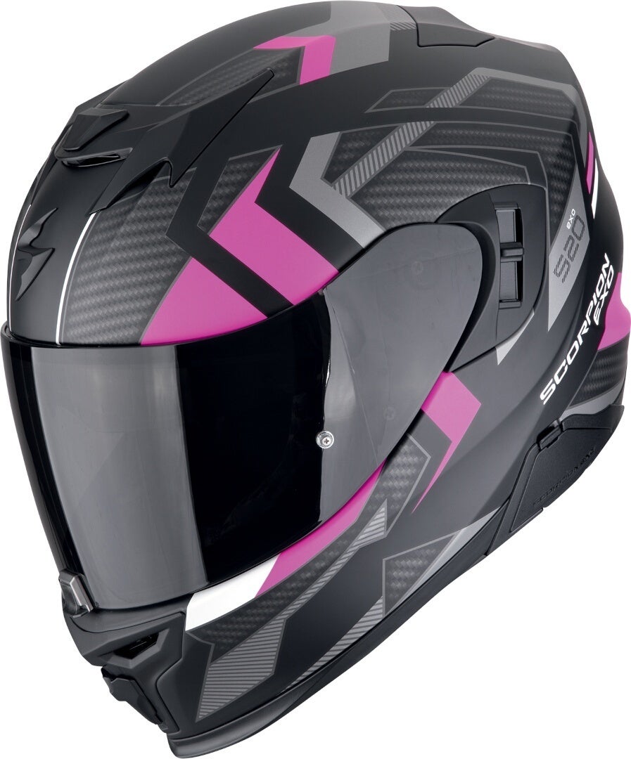 Scorpion EXO-520 Evo Air Sensus Hjelm sort mat/pink XL (61/62) Figur 1