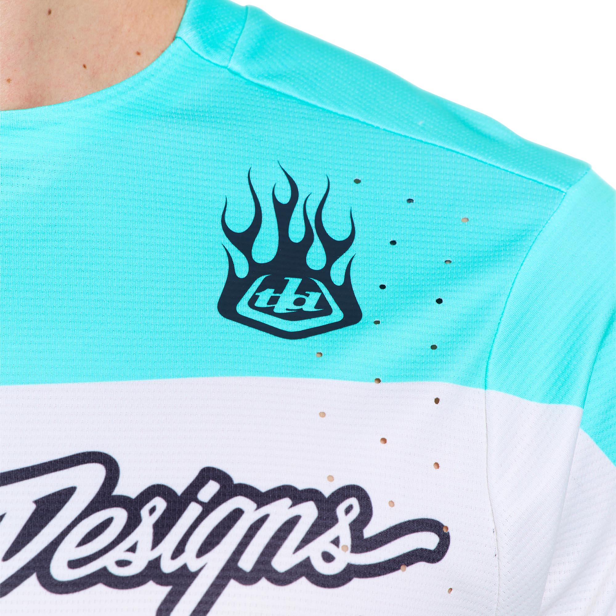 Side view of Troy Lee Designs Sprint Pro YO Moto Bicycle Jersey
