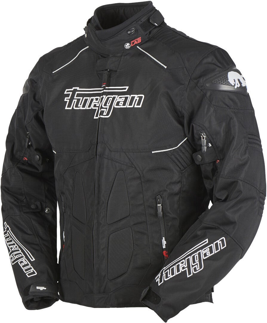 Furygan Titanium Motorfiets textiel jas zwart/wit XXL Figuur 2