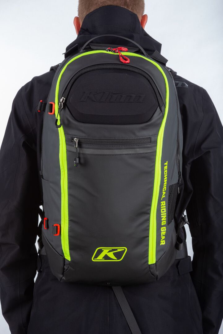 Klim Atlas 14 Avalanche Rucsacul cu airbag negru/galben Figura 5