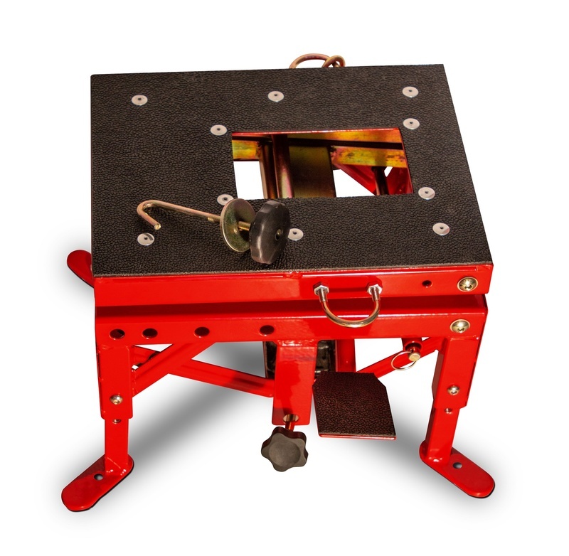 VECTOR Suporte hidráulico MX Lift Stand Vermelho (rodas não incluídas) Figura 3