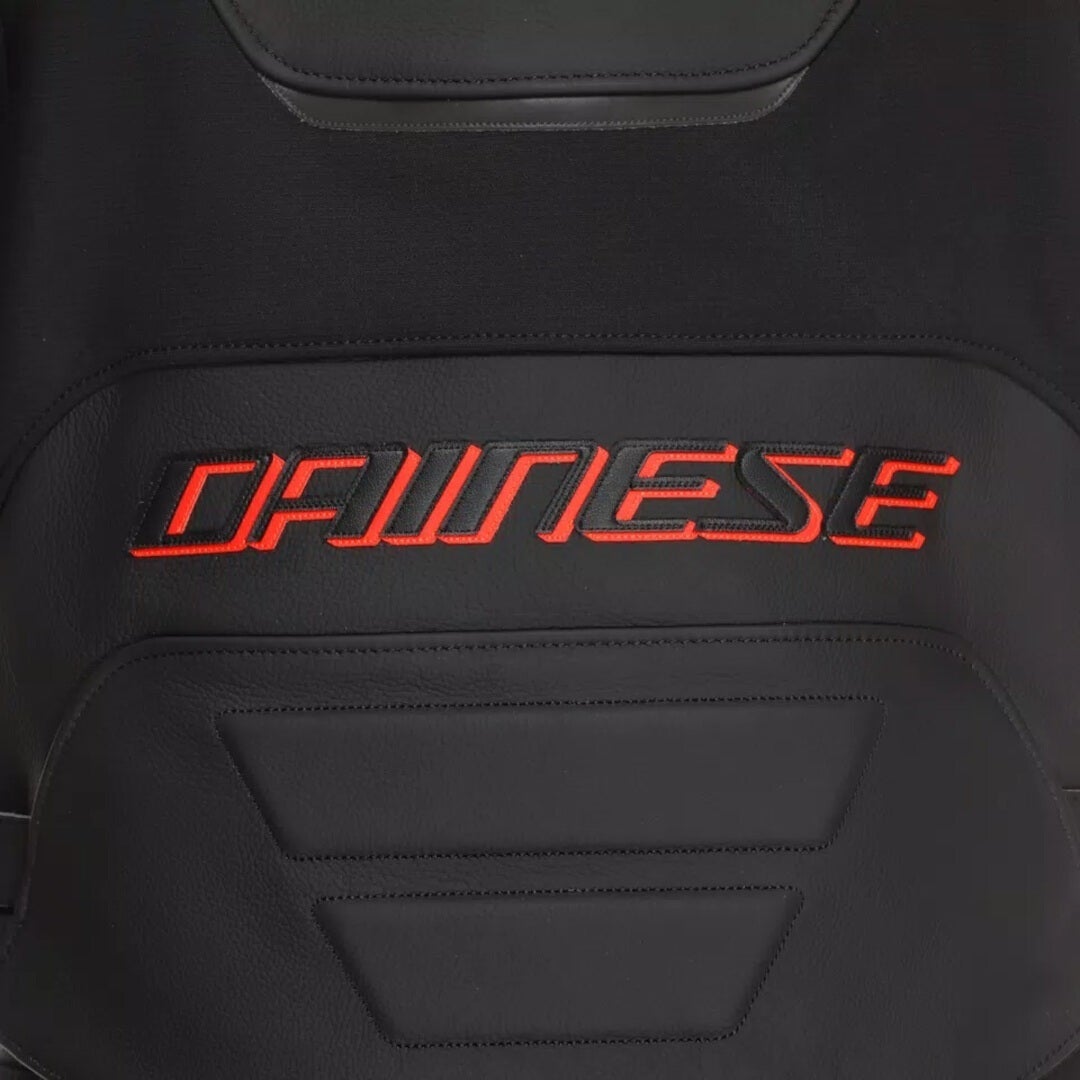 Dainese Racing 5 Motorcycle Leather Jacket black/red 64 Figure 8