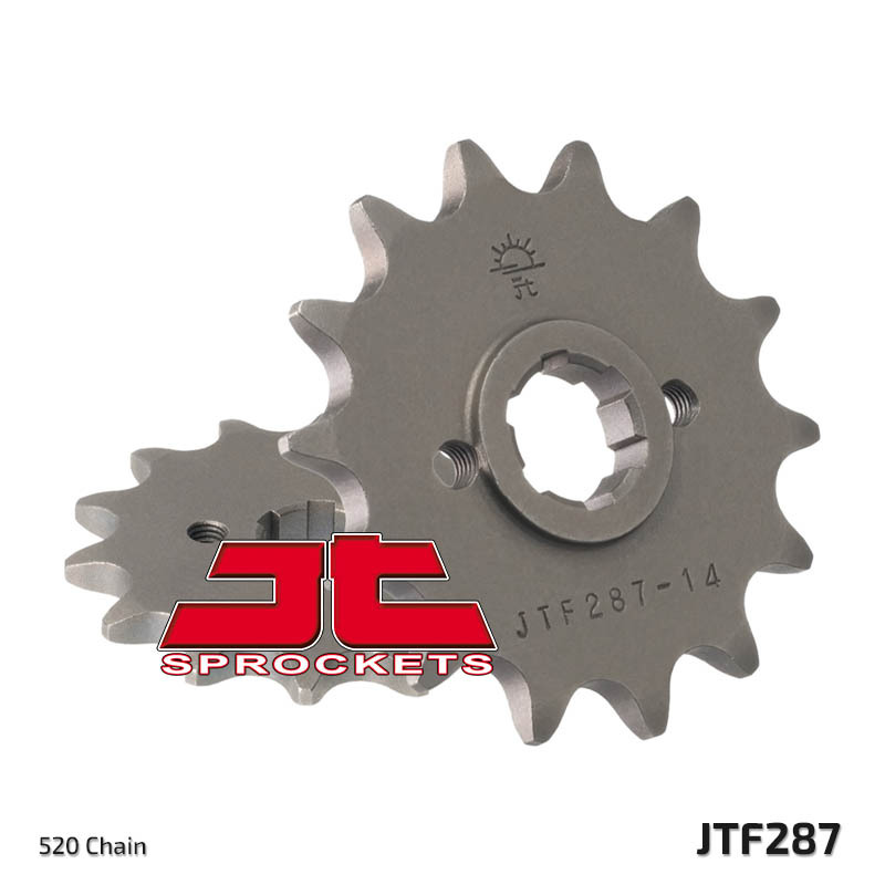 Engrenagens JT Roda dentada de aço padrão 287 - 520 Figura 1