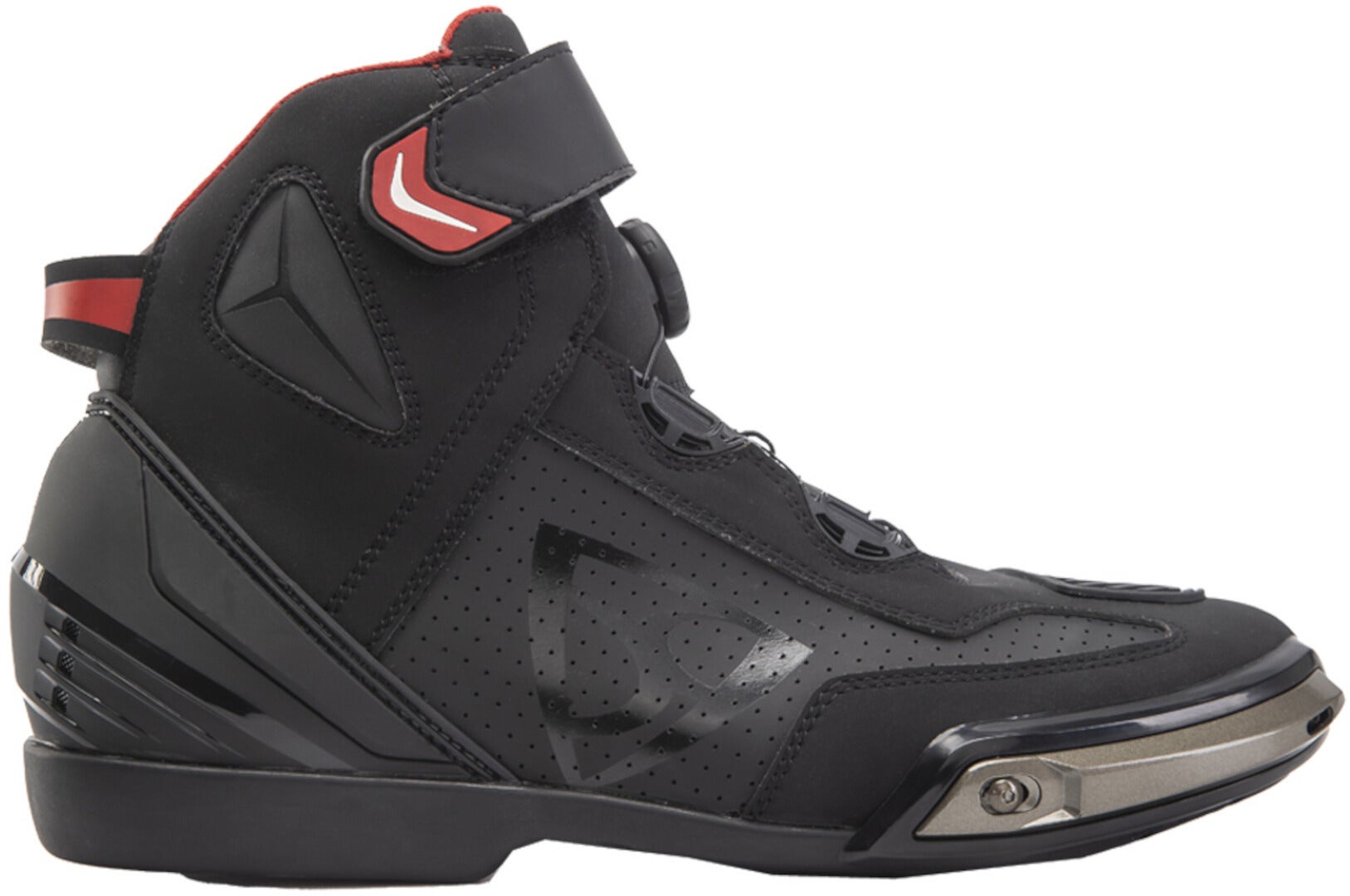 Side view of MUGENRACE Woody perforated Motorcycle Shoes