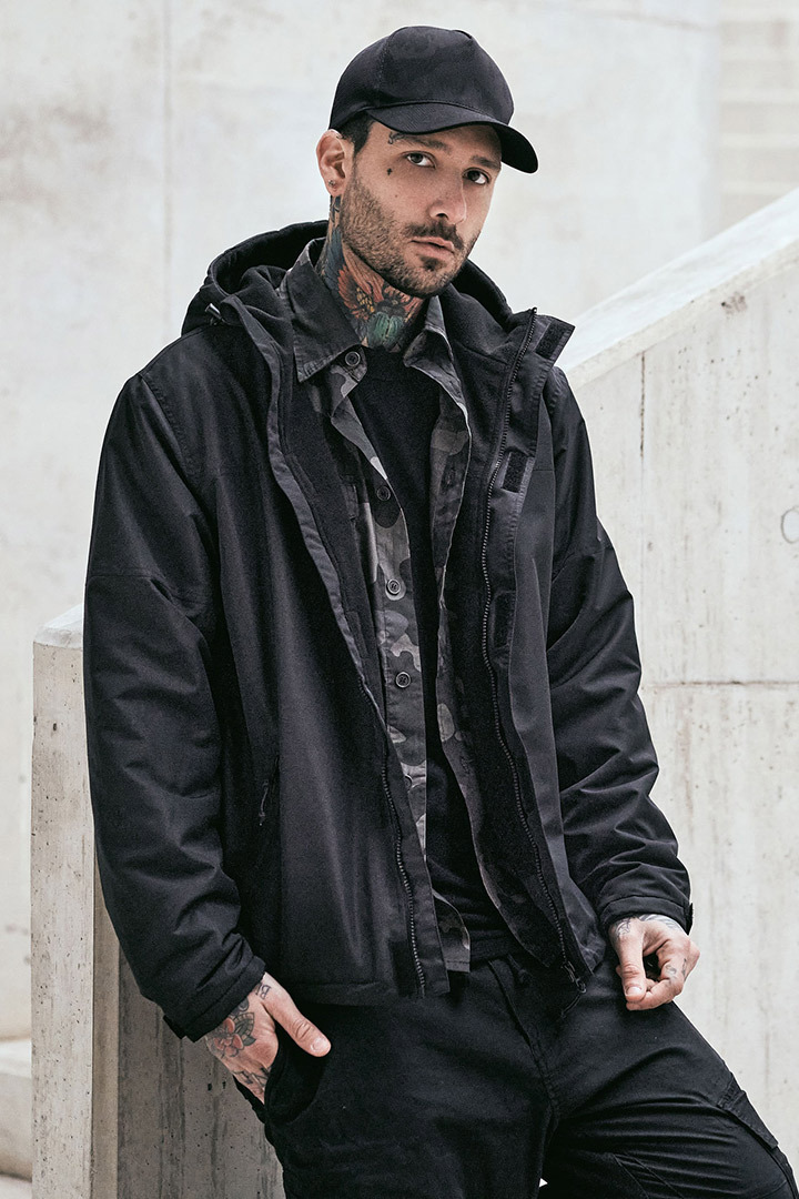 Brandit Windbreaker Frontzip Bunda černá M Obrázek 2