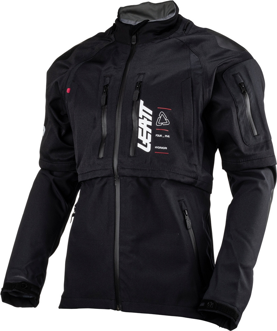 Leatt 4.5 HydraDri Jachetă impermeabilă de motocross negru XL Figura 1