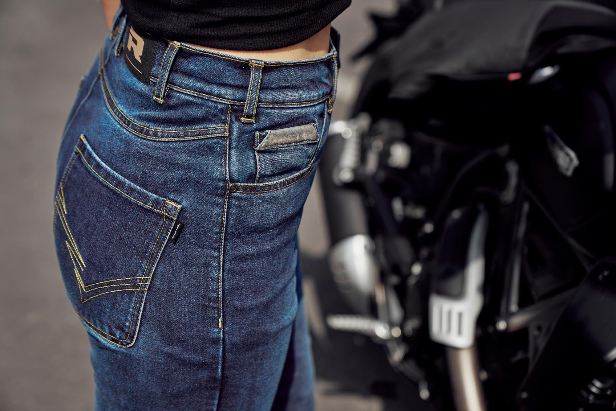 Richa Estelle BF Damen Motorrad Jeans Kurz 34 Abbildung 5