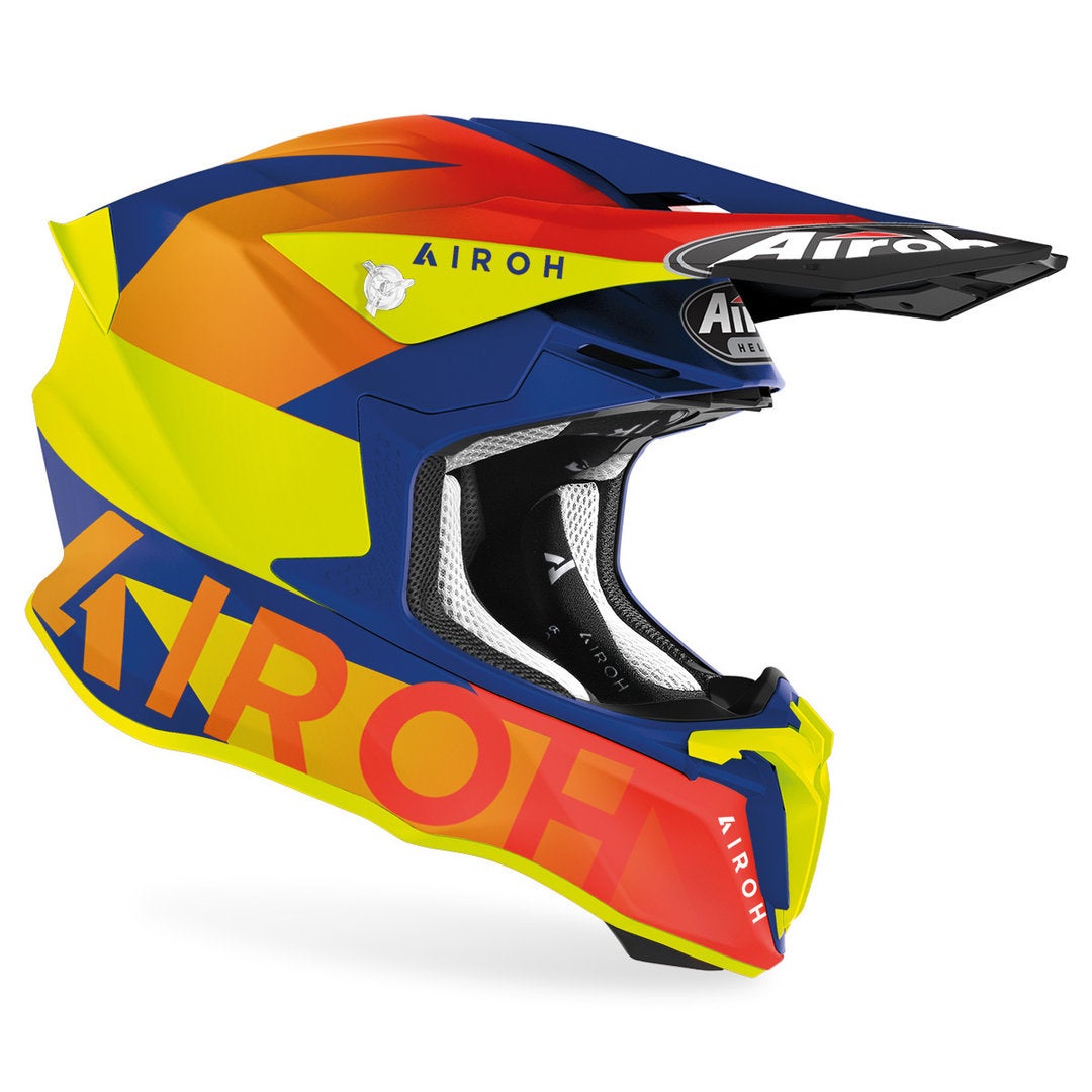 Airoh Twist 2.0 Lift Motocross Helmet yellow/blue/red M (57/58) Figure 2