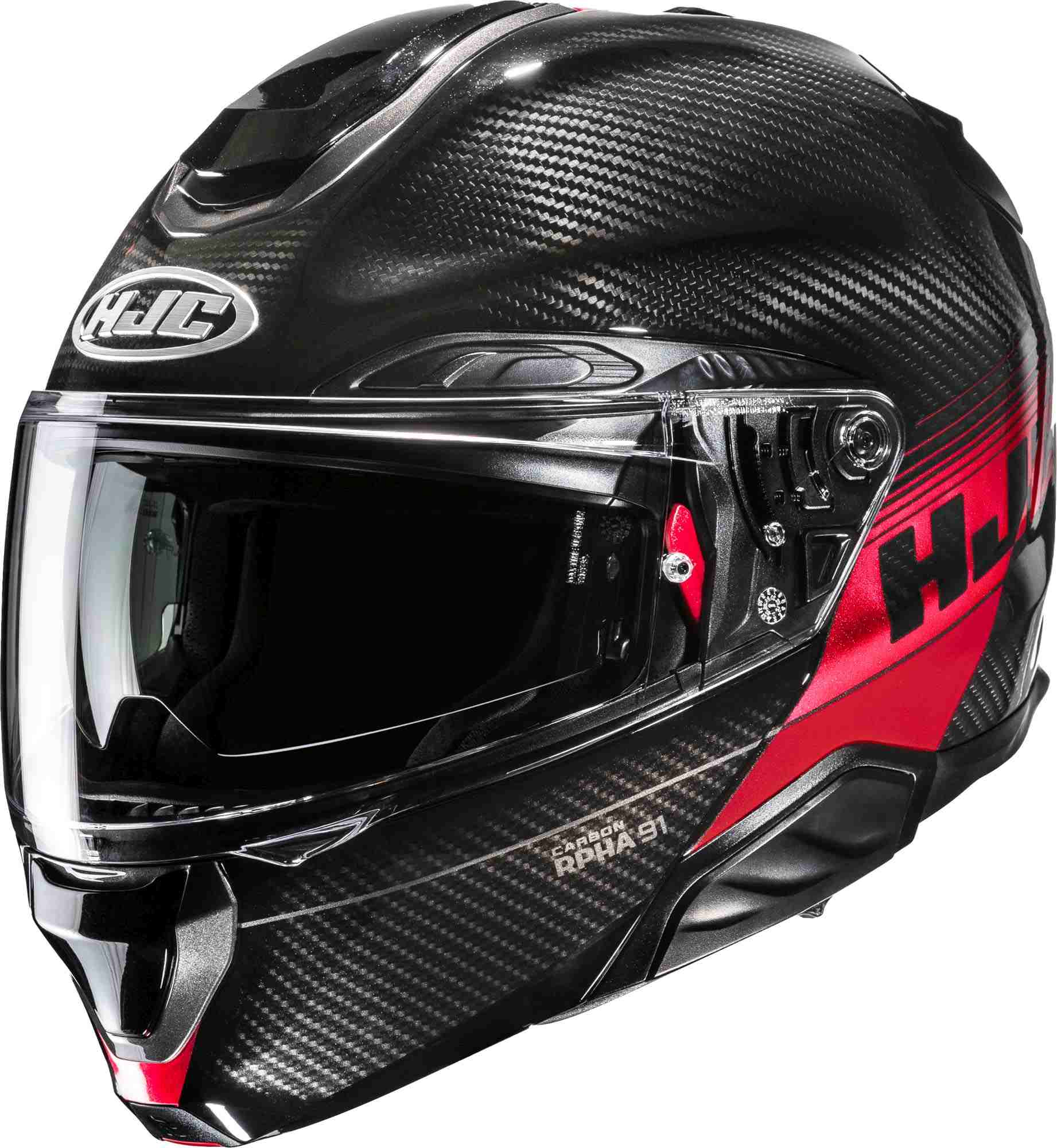 HJC RPHA 91 Carbon Elig Casco nero/rosso S (55/56) Figura 1