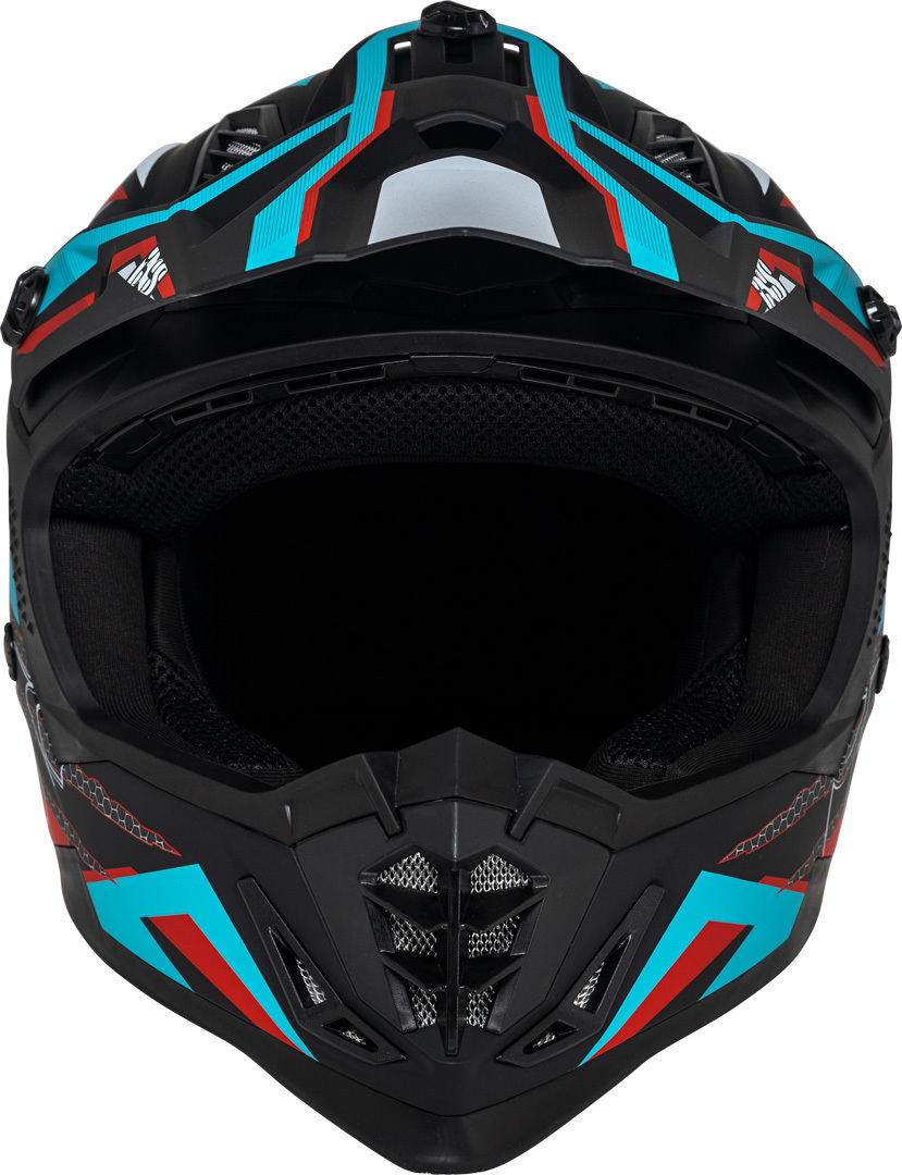 IXS iXS363 2.0 Motocross hjälm svart/turkos XXL (63/64) Figur 2