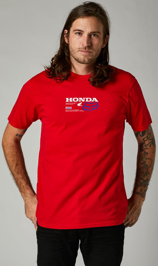 FOX Honda Premium Camiseta vermelho S Figura 2