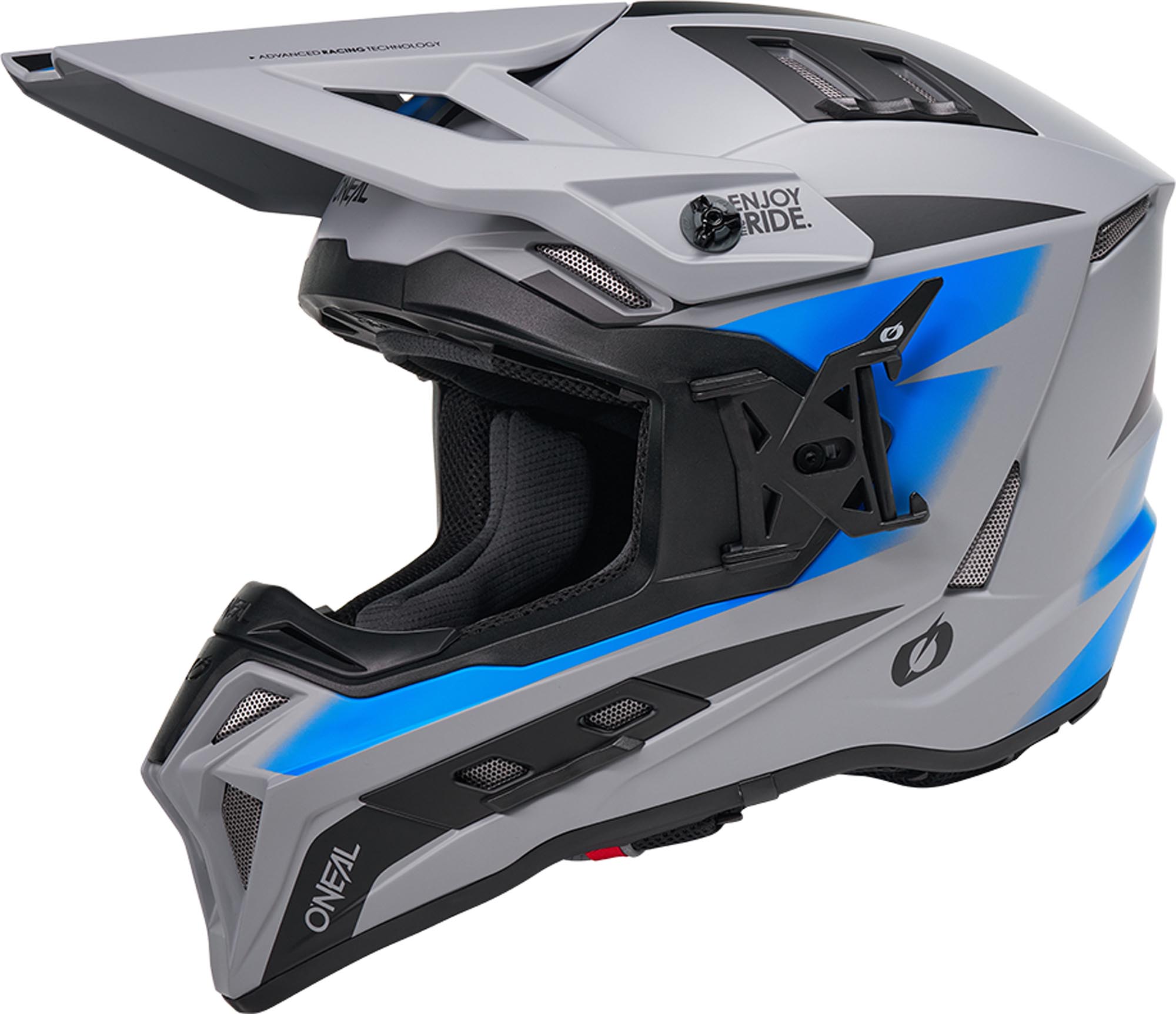 Oneal EX-SRS Magma Casco da motocross grigio/blu L (59/60) Figura 2