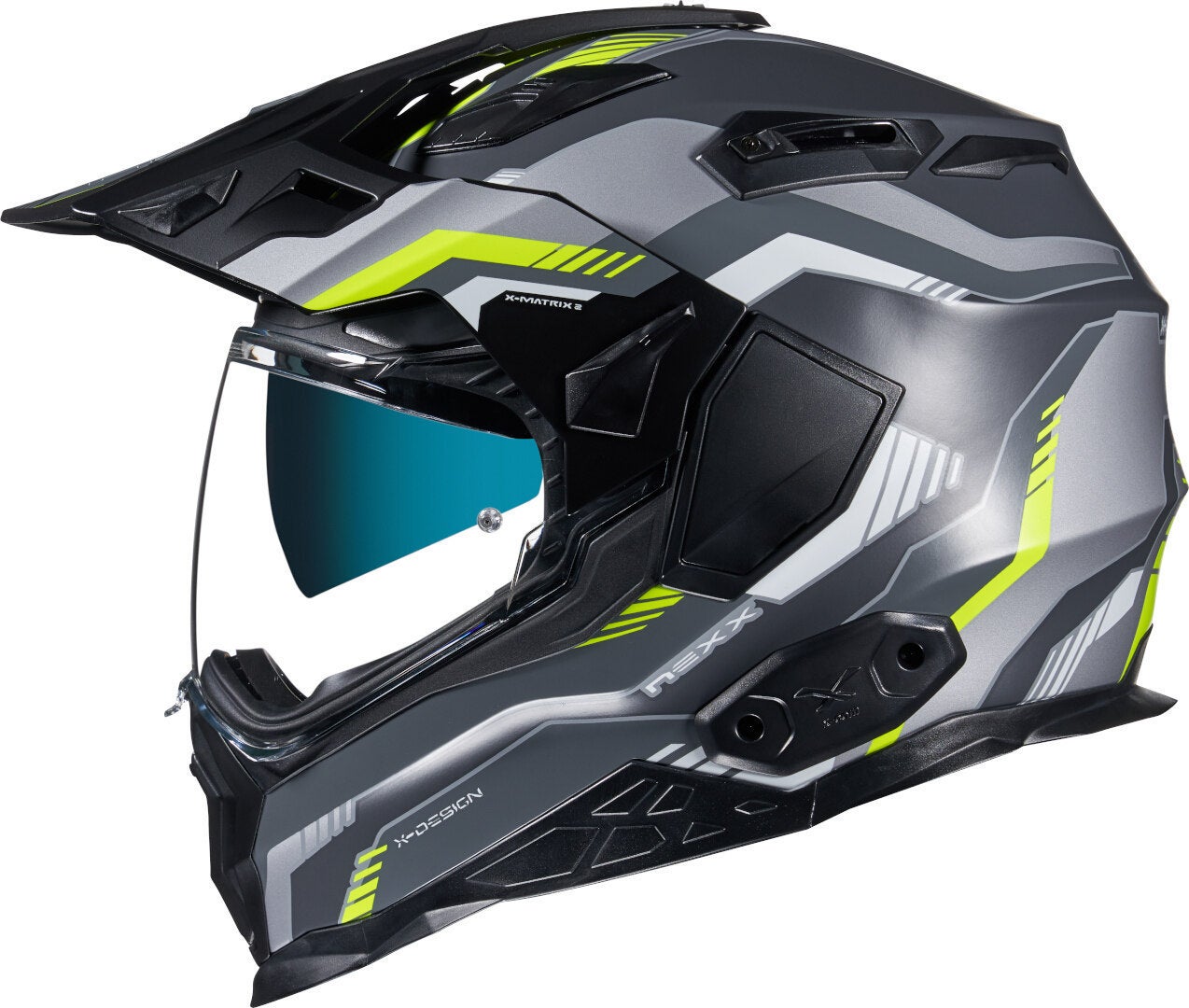 Nexx X.Wed 2 Columbus Helm grau/gelb L (59/60) Abbildung 1