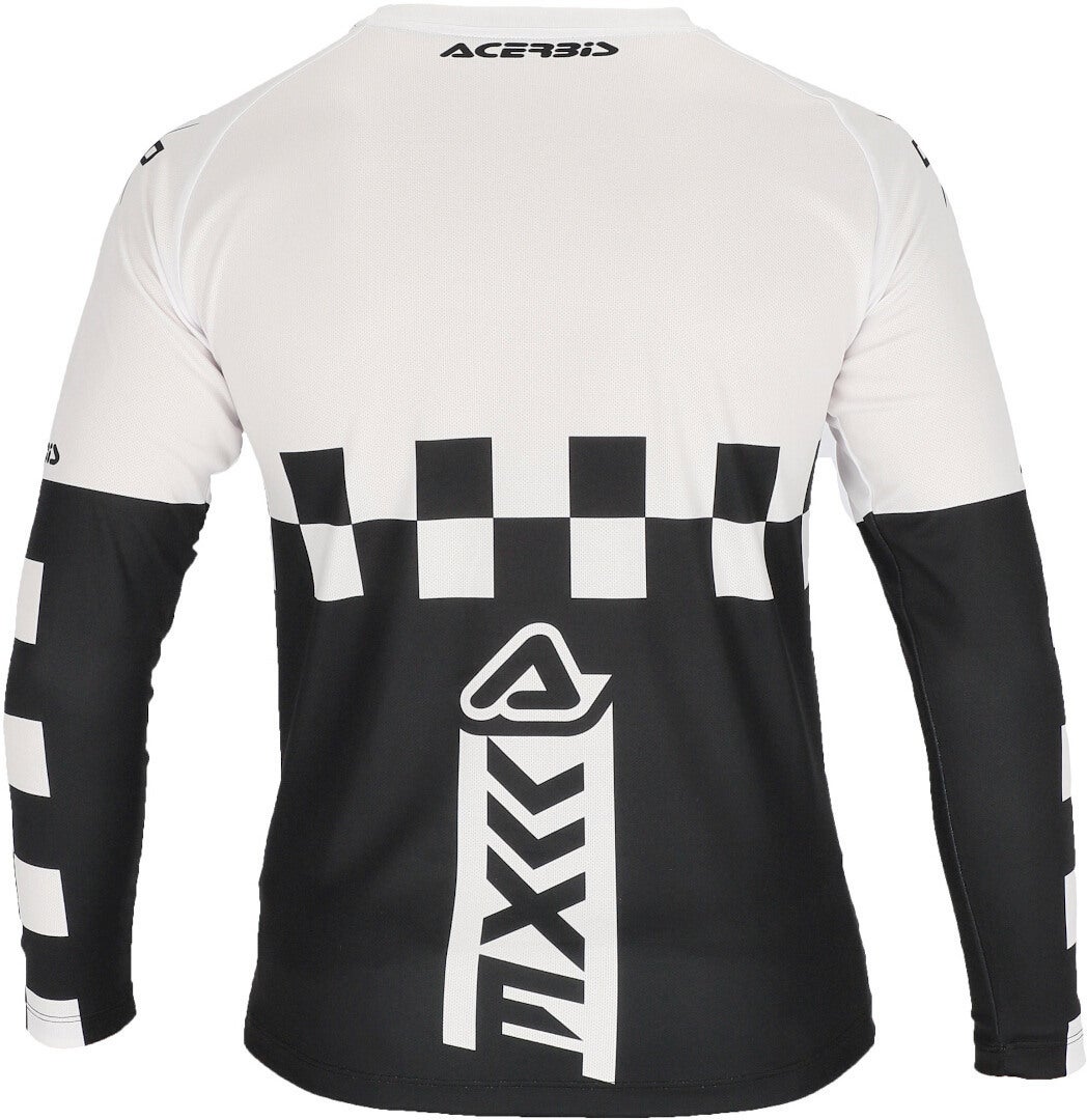 Acerbis MX J-Kid Dětské motokrosové dresy bílá/černá XXL Obrázek 2