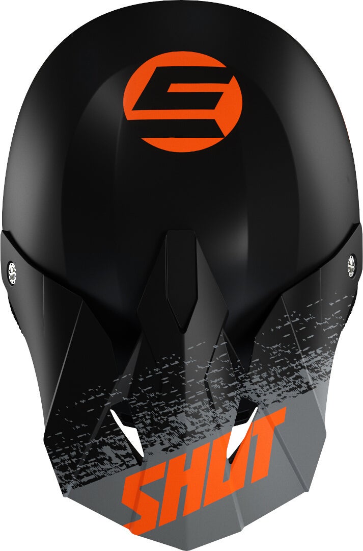 Shot Furious Roll Motocross hjelm sort/orange S (55/56) Figur 3