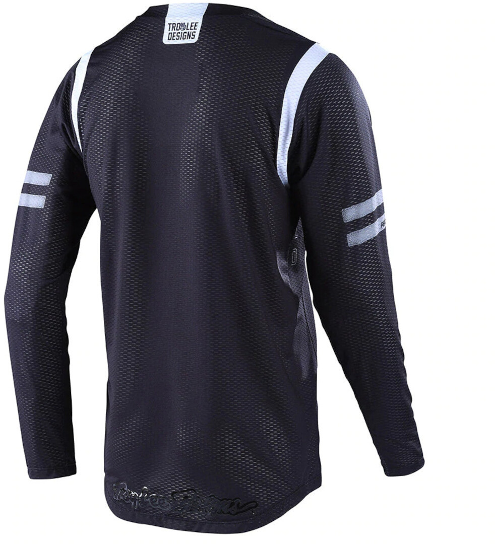 Troy Lee Designs GP Air Roll Out Tricou de motocross alb/negru S Figura 2