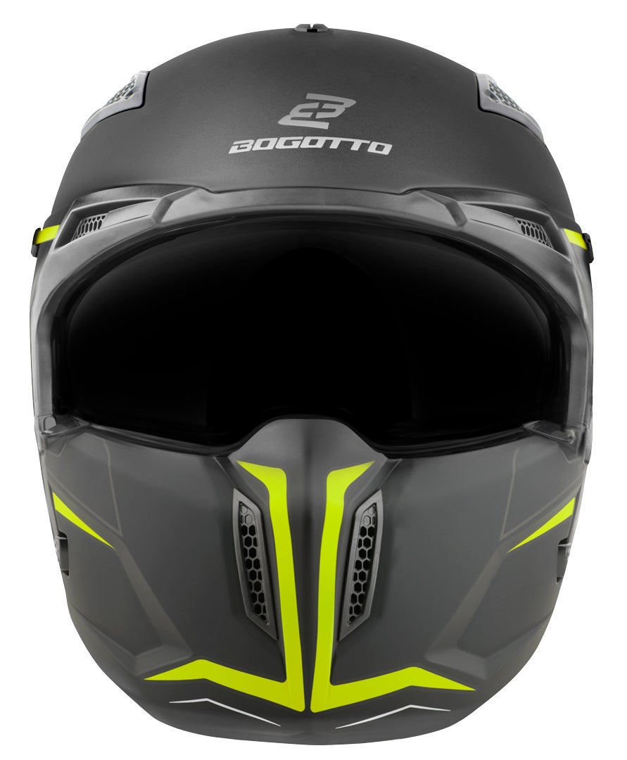 Bogotto Radic WN-ST Casco giallo/nero XL Figura 8