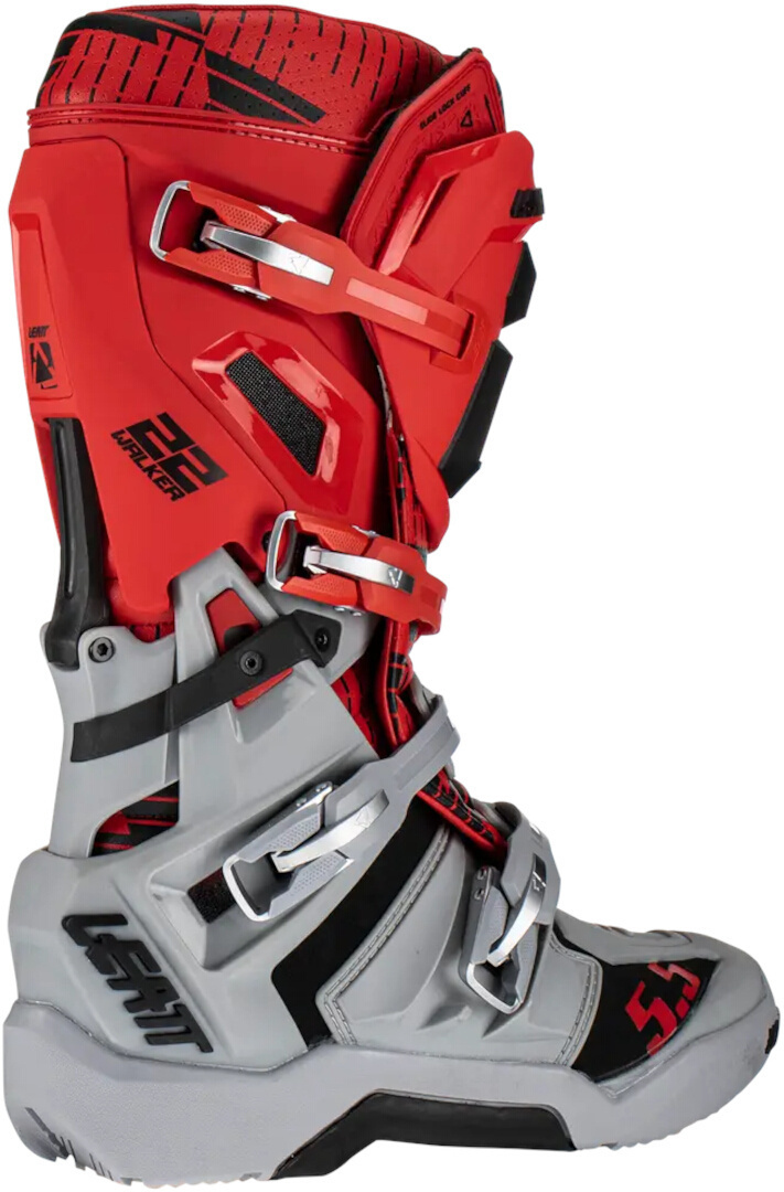 Leatt Moto 5.5 Flexlock Enduro Motocross Stiefel hellgrau/rot 47 Abbildung 5
