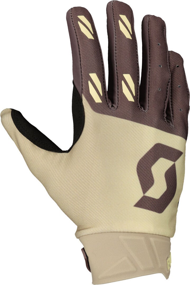Scott Evo Fury Luvas de Motocross Castanho Escuro/Bege S Figura 1