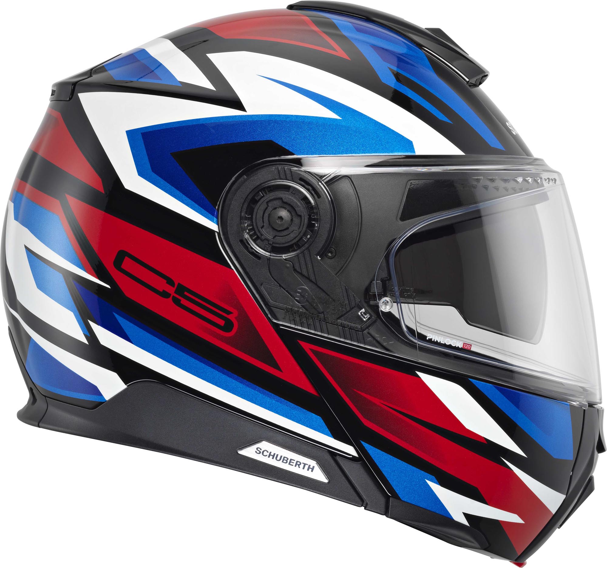 Schuberth C5 Zenith Helm blauw/rood Verlies (59) Figuur 3