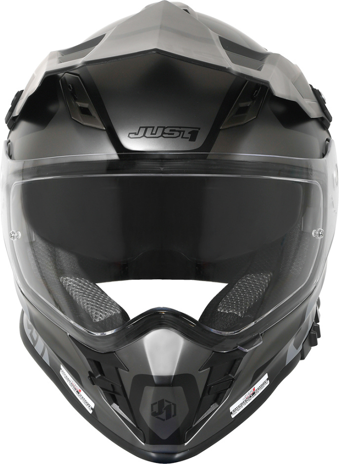 Just1 J34 Pro Tour Motocross hjälm Svart/Titanium XL (61/62) Figur 4
