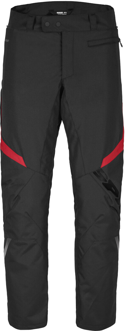 Spidi Sportmaster H2Out vattentät motorcykel textil byxor svart/röd L Figur 1