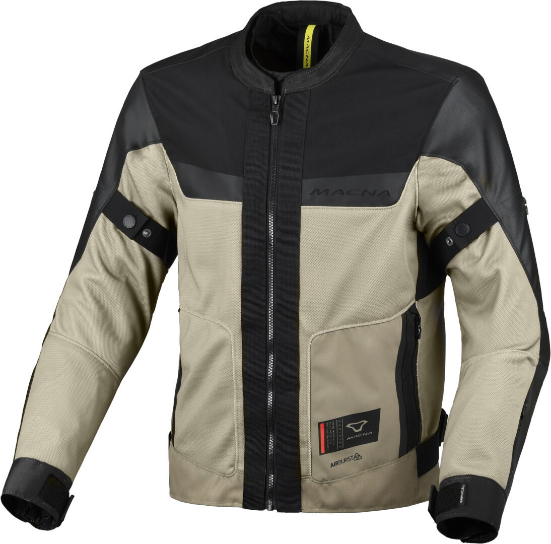 Macna Empire 2.0 waterproof Motorcycle Textile Jacket sand/black S Figure 1