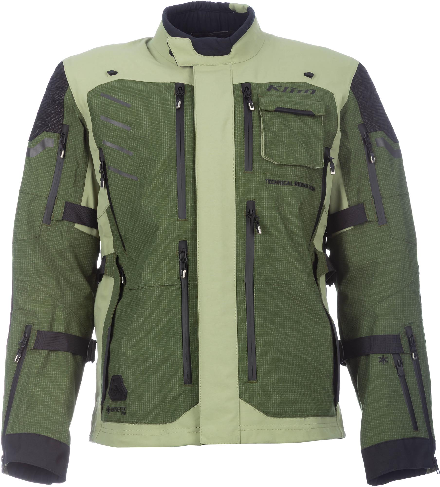 Klim Badlands Pro A3 Rogue Gore-Tex Motorcycle Textile Jacket olive/green 3XL Figure 3